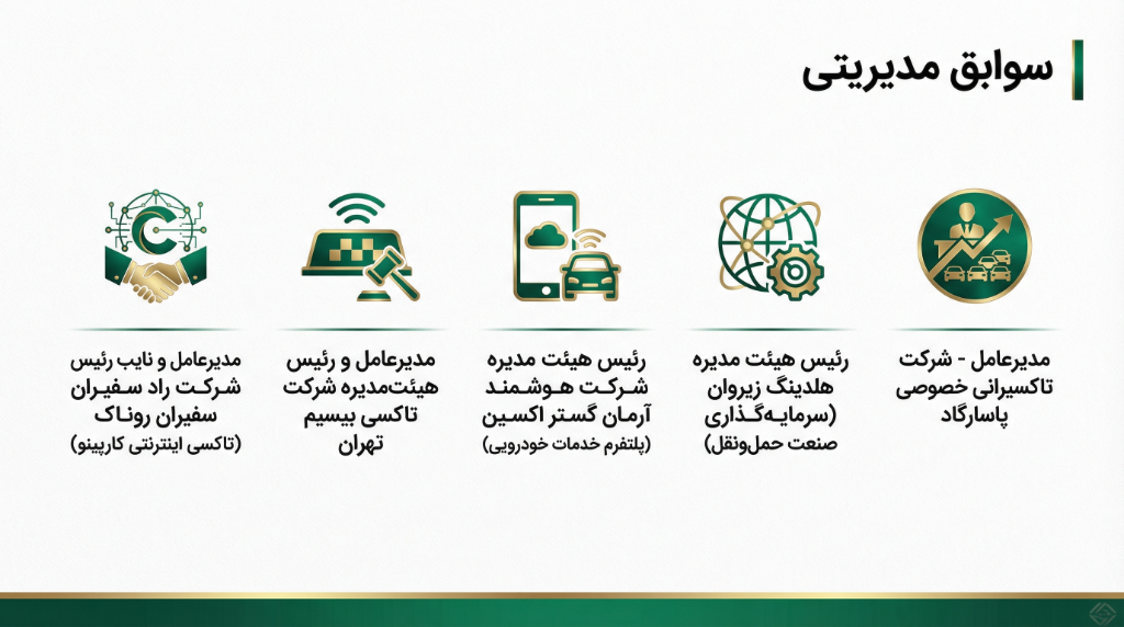 سوابق مدیریتی