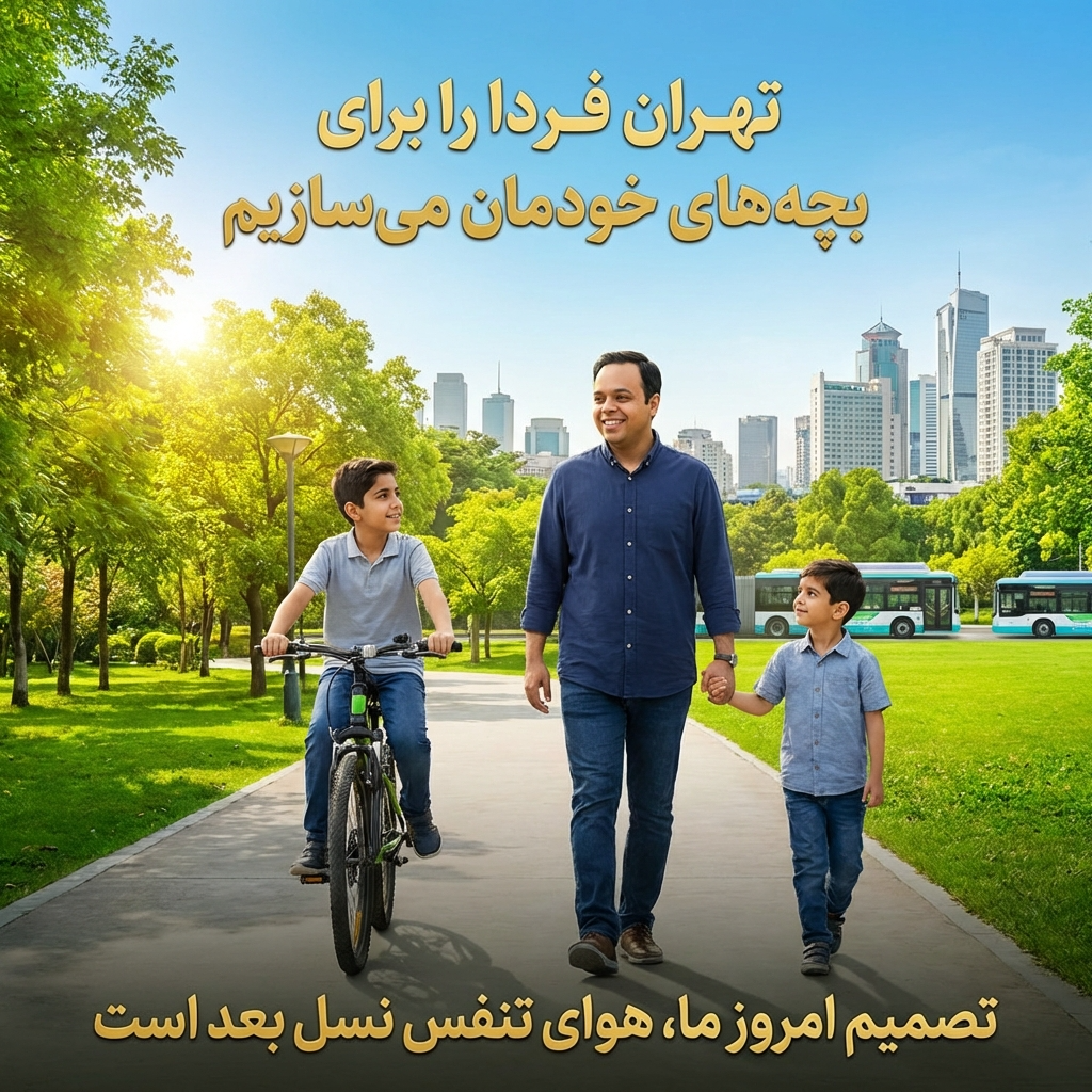 تهران فردا را برای بچه‌های خودمان می‌سازیم