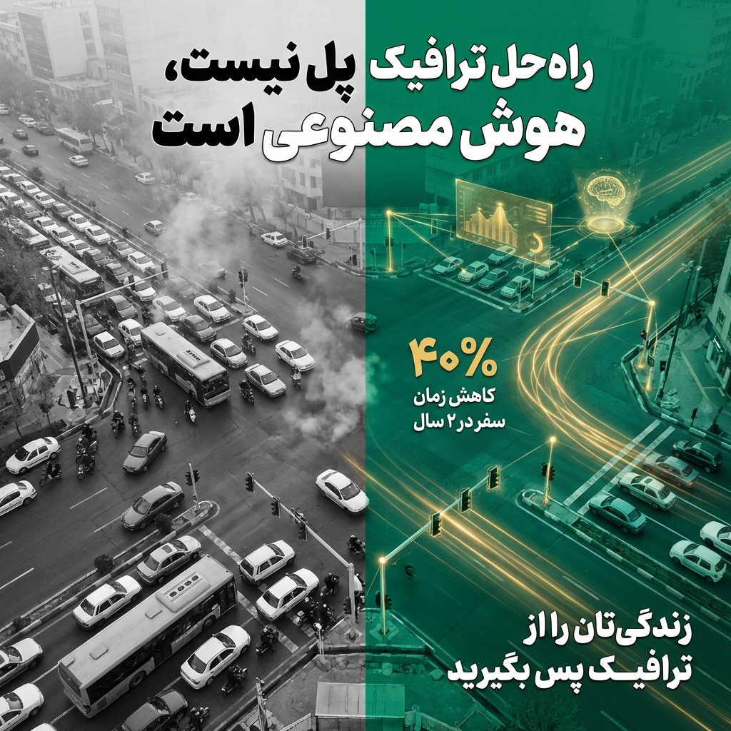 راه‌حل ترافیک پل نیست، هوش مصنوعی است